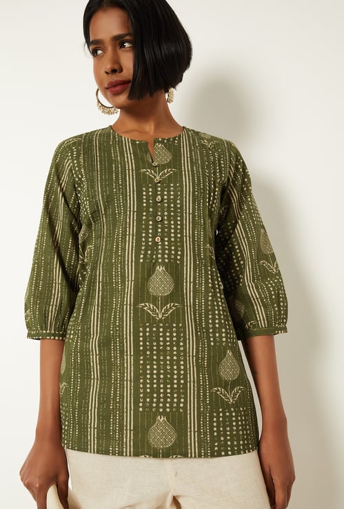 Women Printed Short Kurta