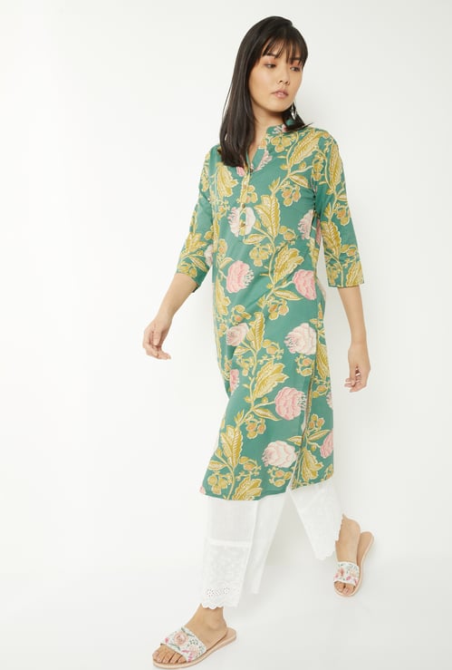 Women Printed Straight Kurta
