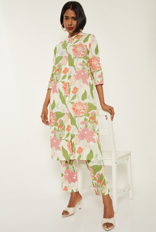 Women Printed Straight Kurta Set