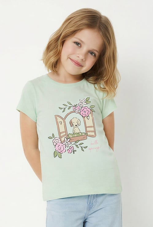 Girls Printed T-shirt