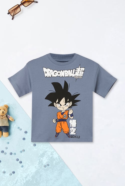 Boys Dragon Ball-Z Print T-shirt