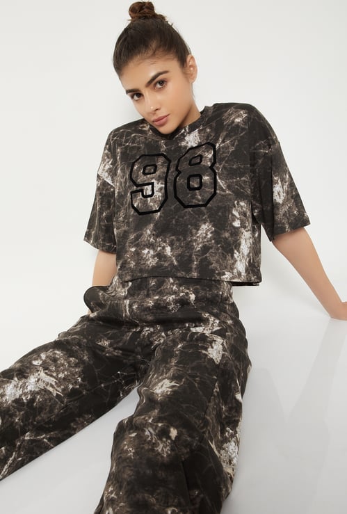 Women Printed Sports T-shirt