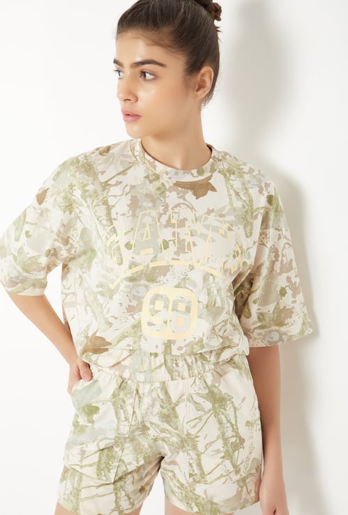 Women Printed Sports T-shirt