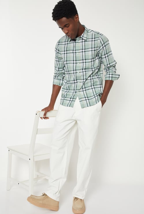 Men Checked Regular Fit Shirt