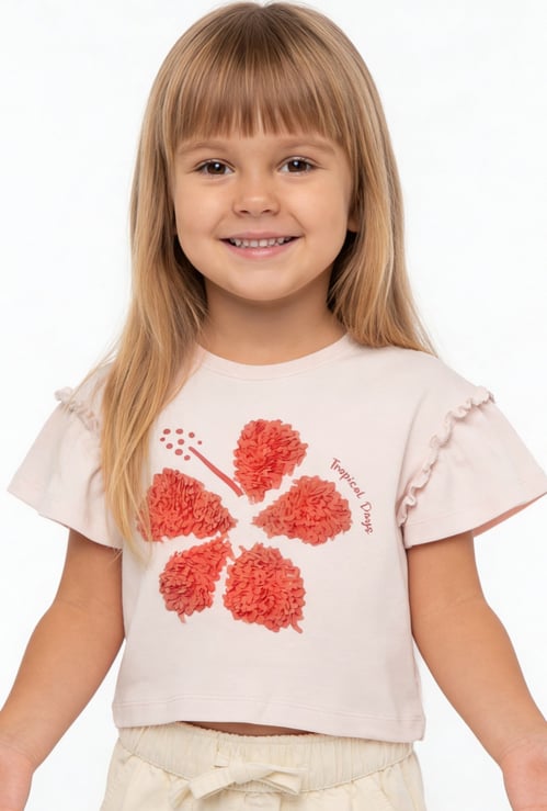 Girls Applique T-shirt