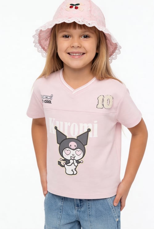 Girls Kuromi Printed T-shirt