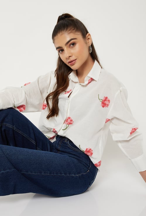Women Embroidered Shirt