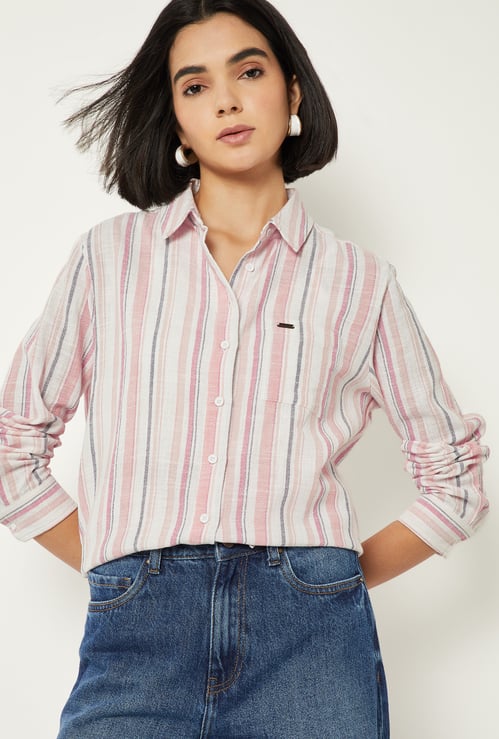 Women Striped Shirt