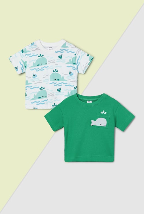 Boys Assorted T-shirt - Pack of 2