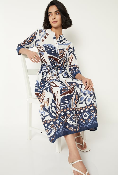 Women Printed Midi Dress