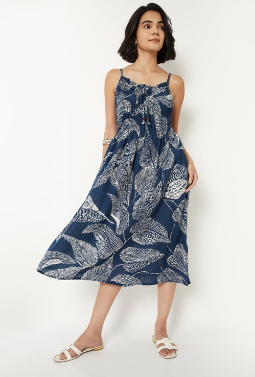 Women Printed Midi Dress