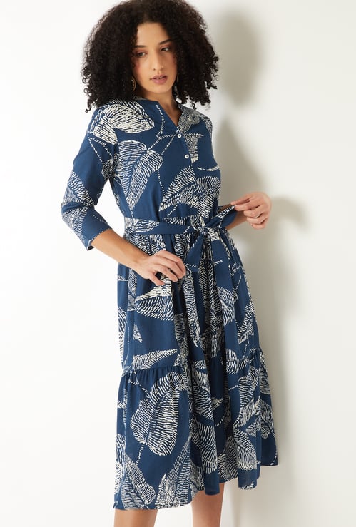 Women Printed Midi Dress