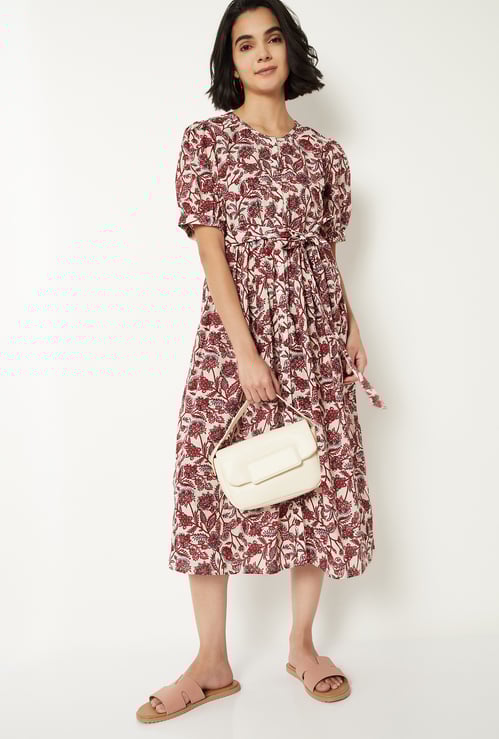 Women Printed A-line Dress
