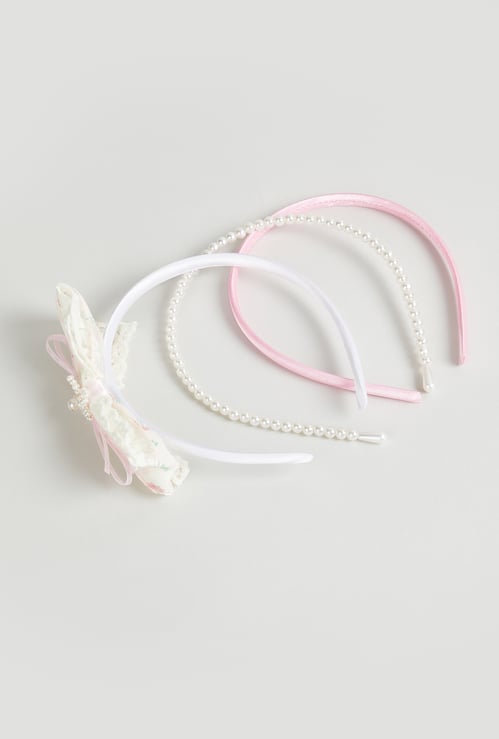 Girls Assorted Headbands - Pack of 3