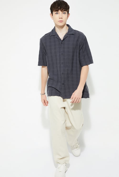 URB_N Men Striped Resort Shirt