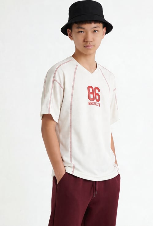 Boys Brooklyn Print T-shirt