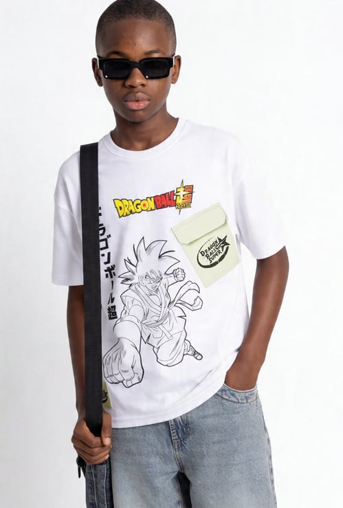 Boys Dragon Ball Z Oversized T-shirt