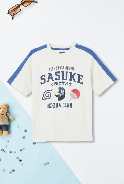 Boys Sasuke Printed T-shirt