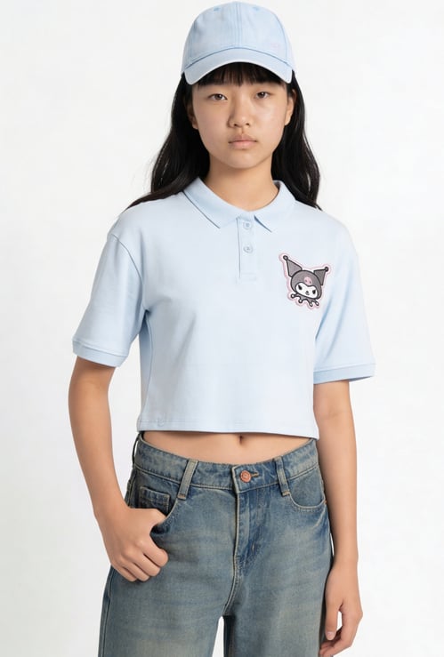 Girls Kuromi Polo T-shirt