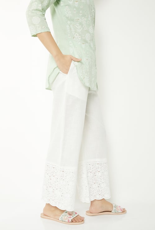 Women Schiffli Palazzos