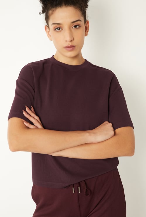 Women Ribbed T-shirt