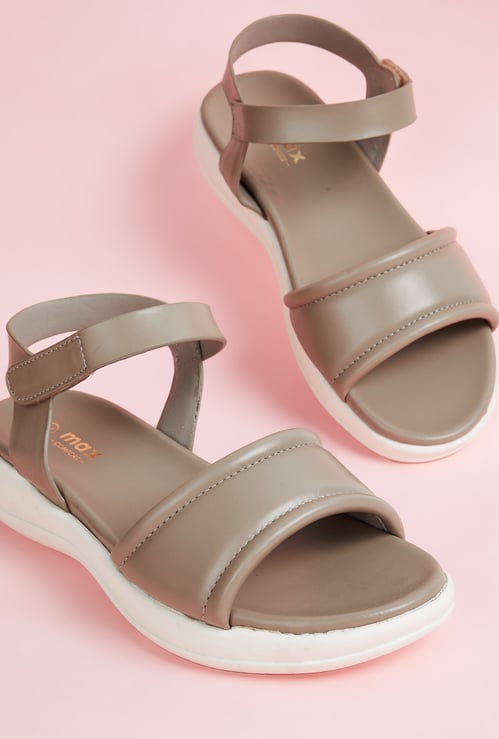 Women Solid Open Toe Sandals