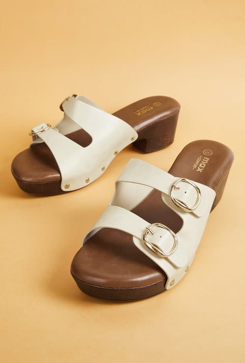 Women Double Strap Platforms