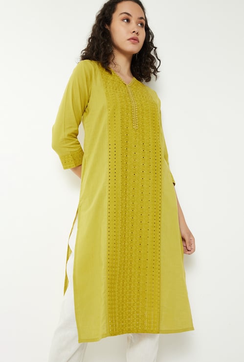 green emerald velvet dress Amazon.in: Max: Kurtas & Kurtis