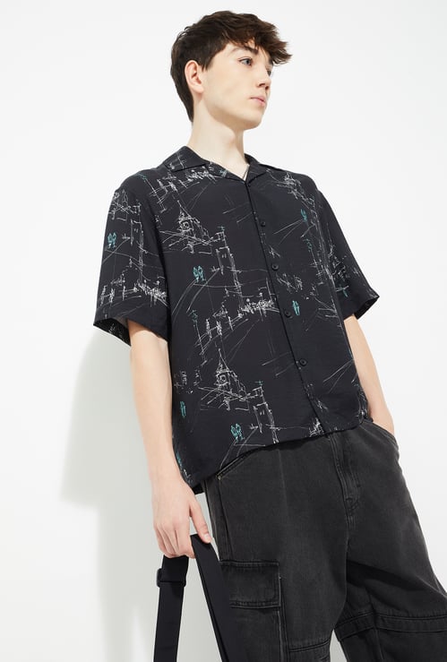 URB_N Men Printed Resort Shirt