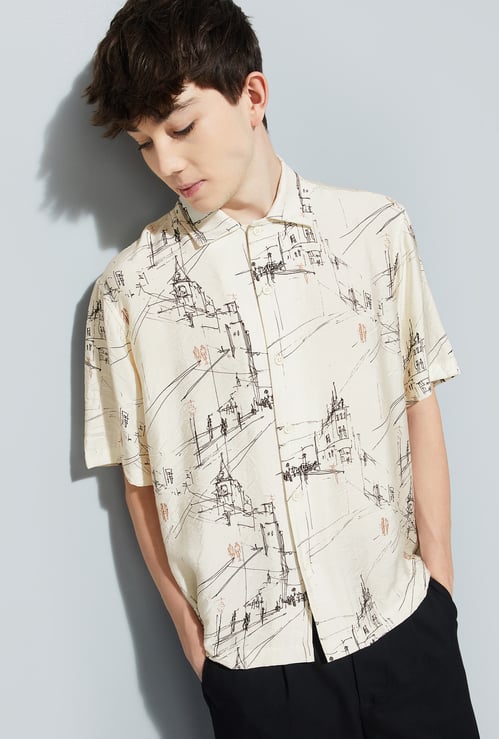 URB_N Men Printed Resort Shirt