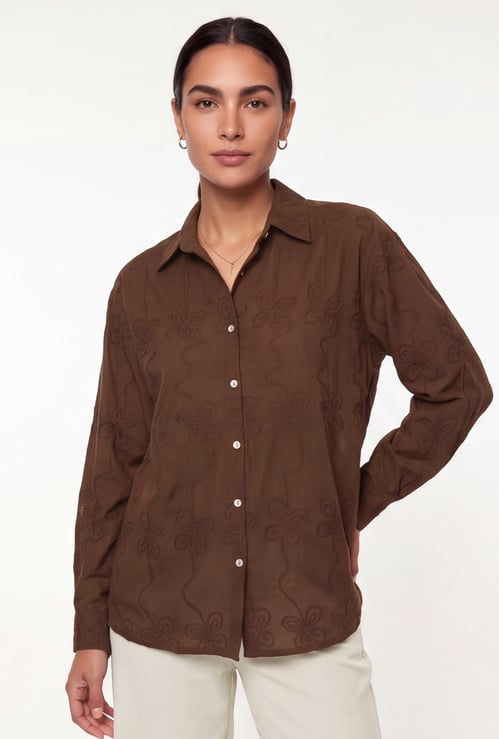Women Embroidered Shirt