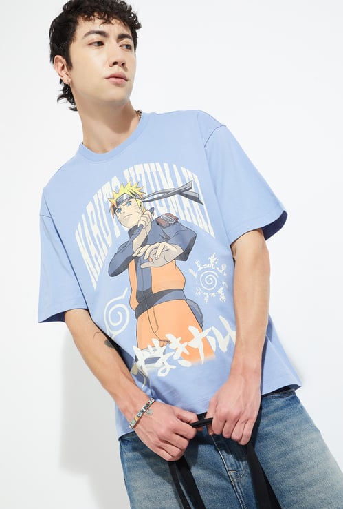 URB_N Men Naruto Oversized T-shirt