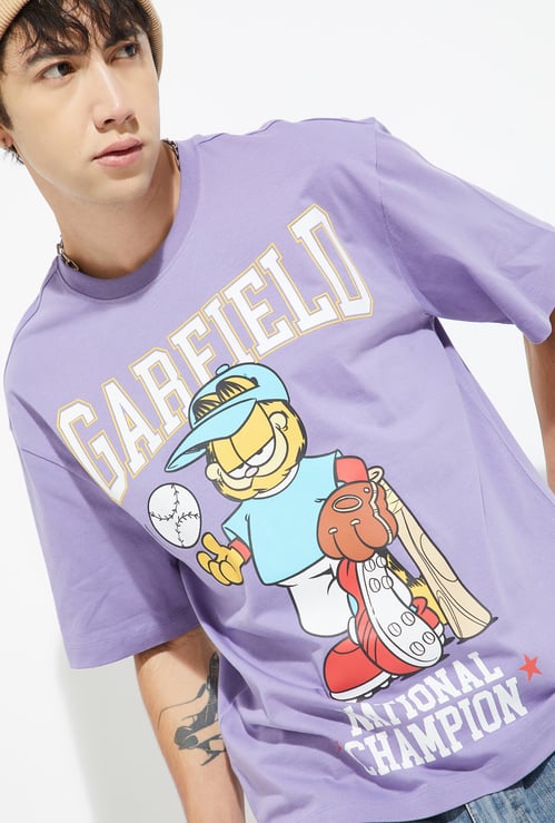 URB_N Men Garfield Print T-shirt