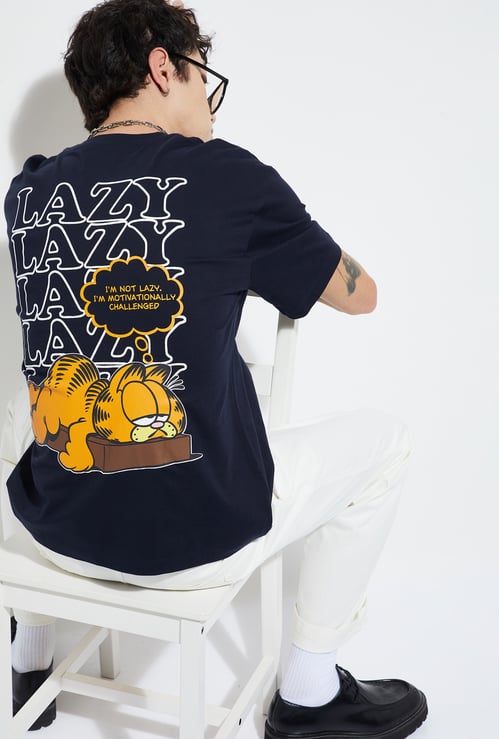 URB_N Men Garfield Print T-shirt