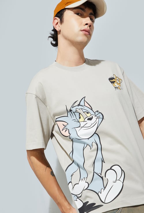 URB_N Men Tom & Jerry Oversized T-shirt