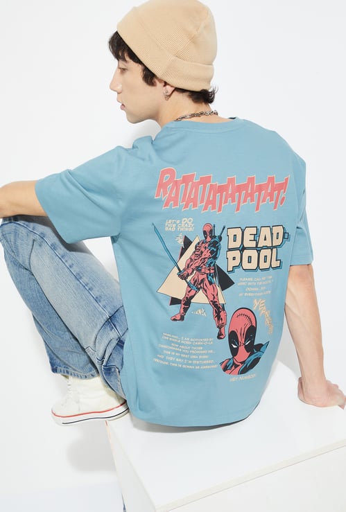 URB_N Men Deadpool Oversized T-shirt
