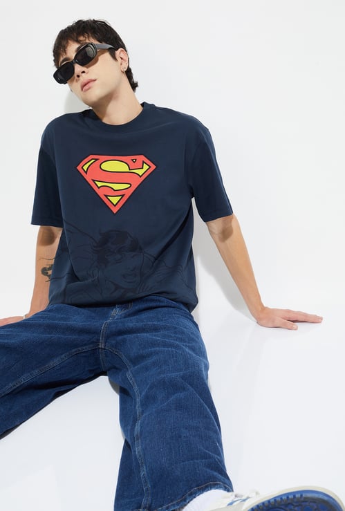 URB_N Men Superman Print T-shirt