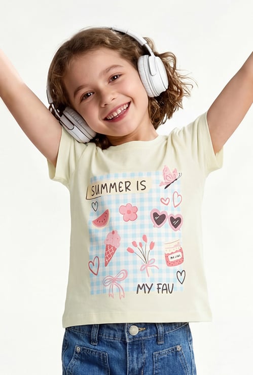 Girls Printed T-shirt