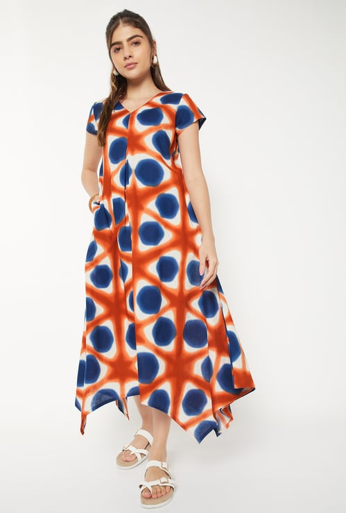 Women Printed A-line Dress