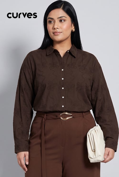 Women Embroidered Shirt