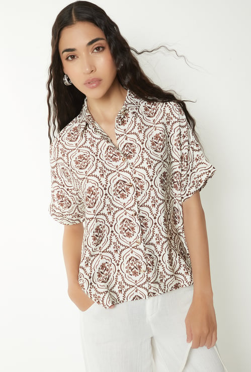 Women Printed Regular Fit Shirt