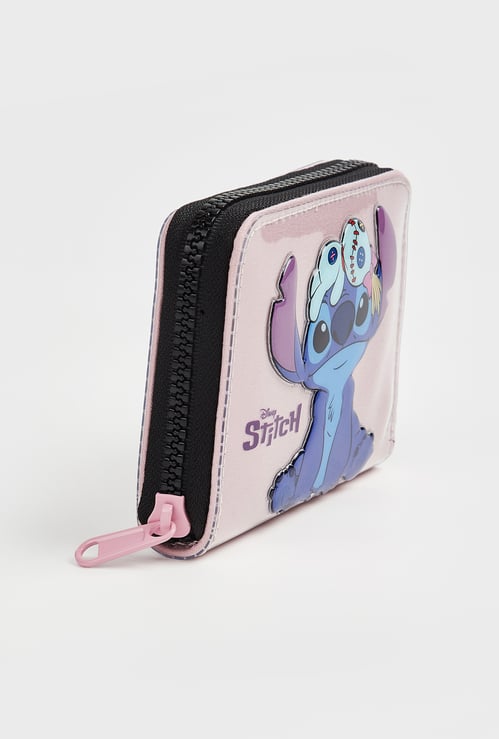 Women Stitch Applique Wallet