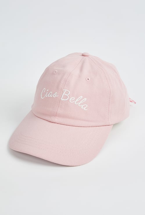 Girls Embroidered Baseball Cap