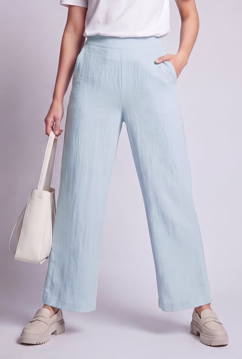 Women Solid Trousers