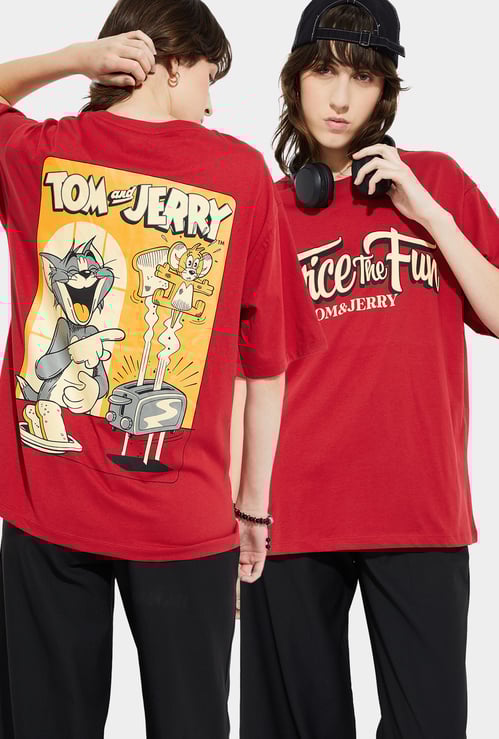 URB_N Women Tom & Jerry Oversized T-shirt