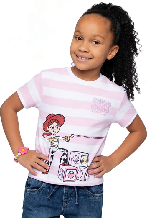 Girls Toy Story Striped T-shirt