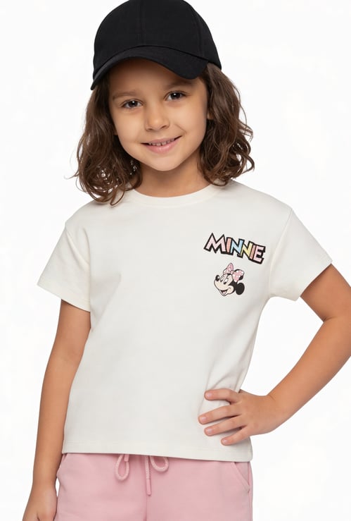 Girls Minnie Mouse Shorts Set