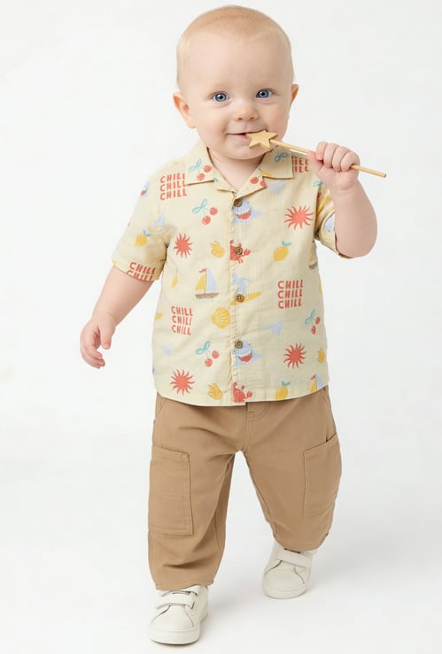 Boys Printed Resort Shirt