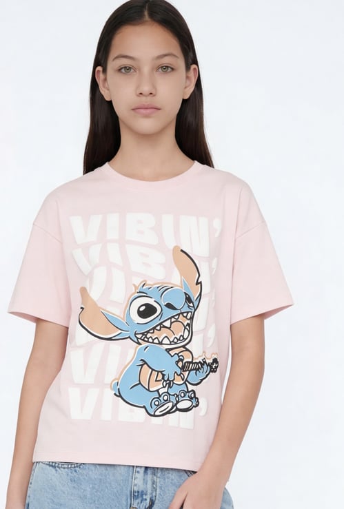 Girls Lilo & Stitch Oversized T-shirt