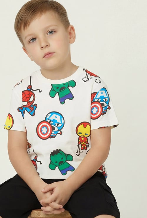 Boys Avengers Print T-shirt